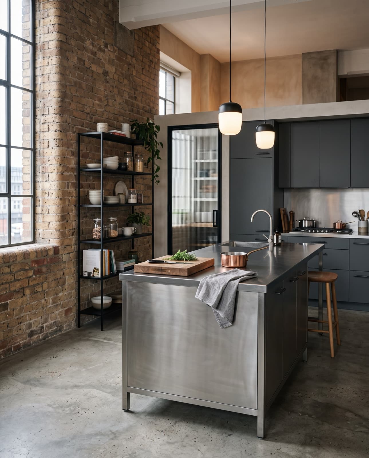 Industrial kitchen redesign